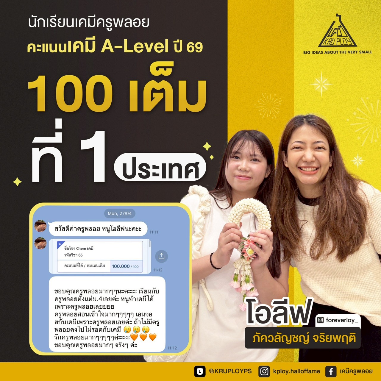 ผลงานนักเรียนเคมีครูพลอย Set 1 รูปที่ 4
