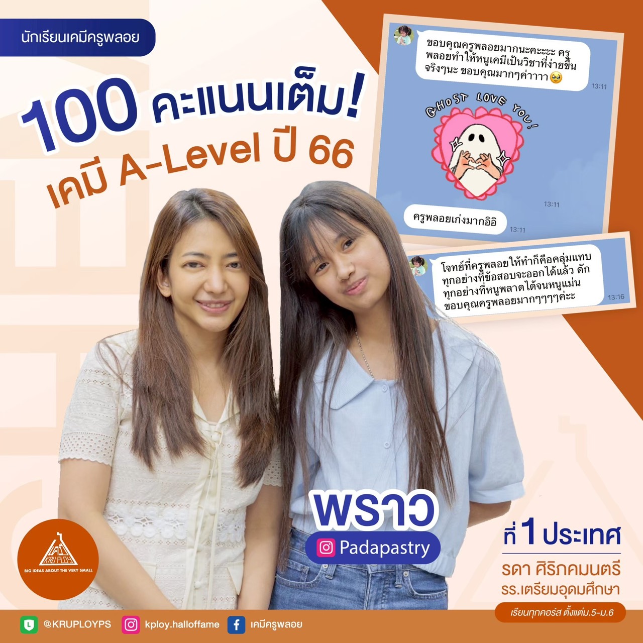 ผลงานนักเรียนเคมีครูพลอย Set 2 รูปที่ 2