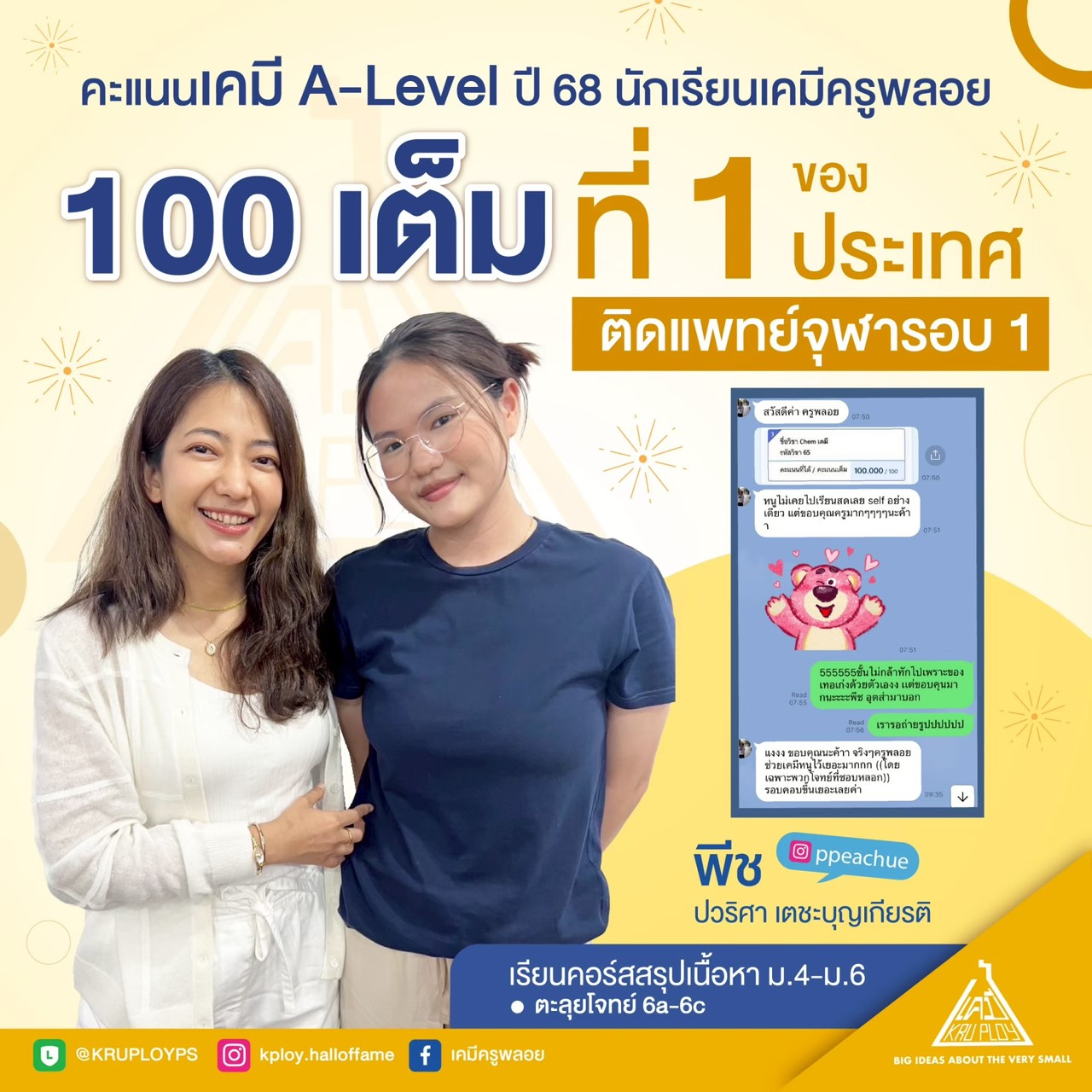 ผลงานนักเรียนเคมีครูพลอย Set 2 รูปที่ 6